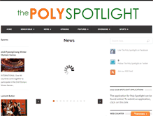 Tablet Screenshot of polyspotlight.com
